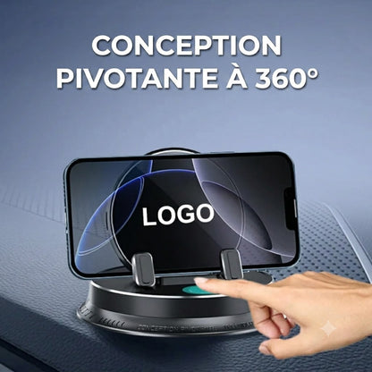 Support de téléphone pour voiture avec logo de marque automobile