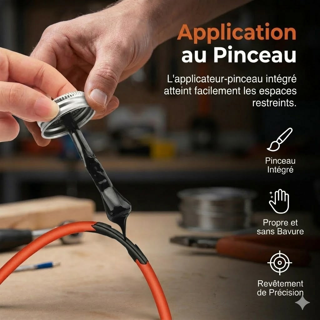 Ruban isolant électrique liquide et mastic d'étanchéité