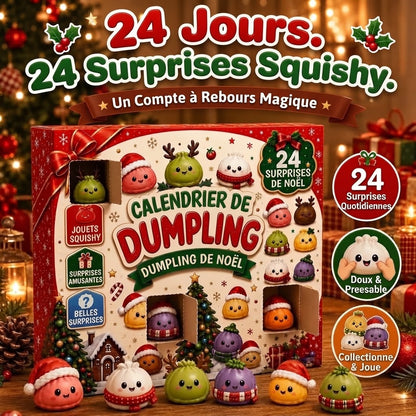 Calendrier de l’Avent Dumpling avec squishies