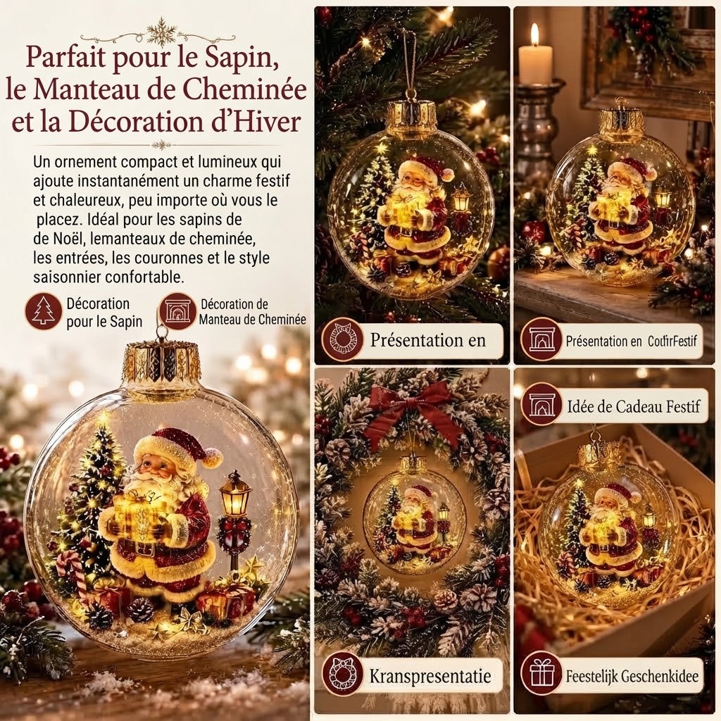 Décoration de Noël miniature lumineuse VinterMagi