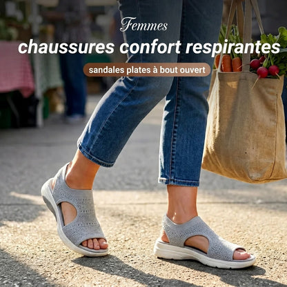 Sandales confortables pour femmes – Respirantes et légères