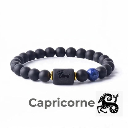 Bracelet en perles avec signe du zodiaque