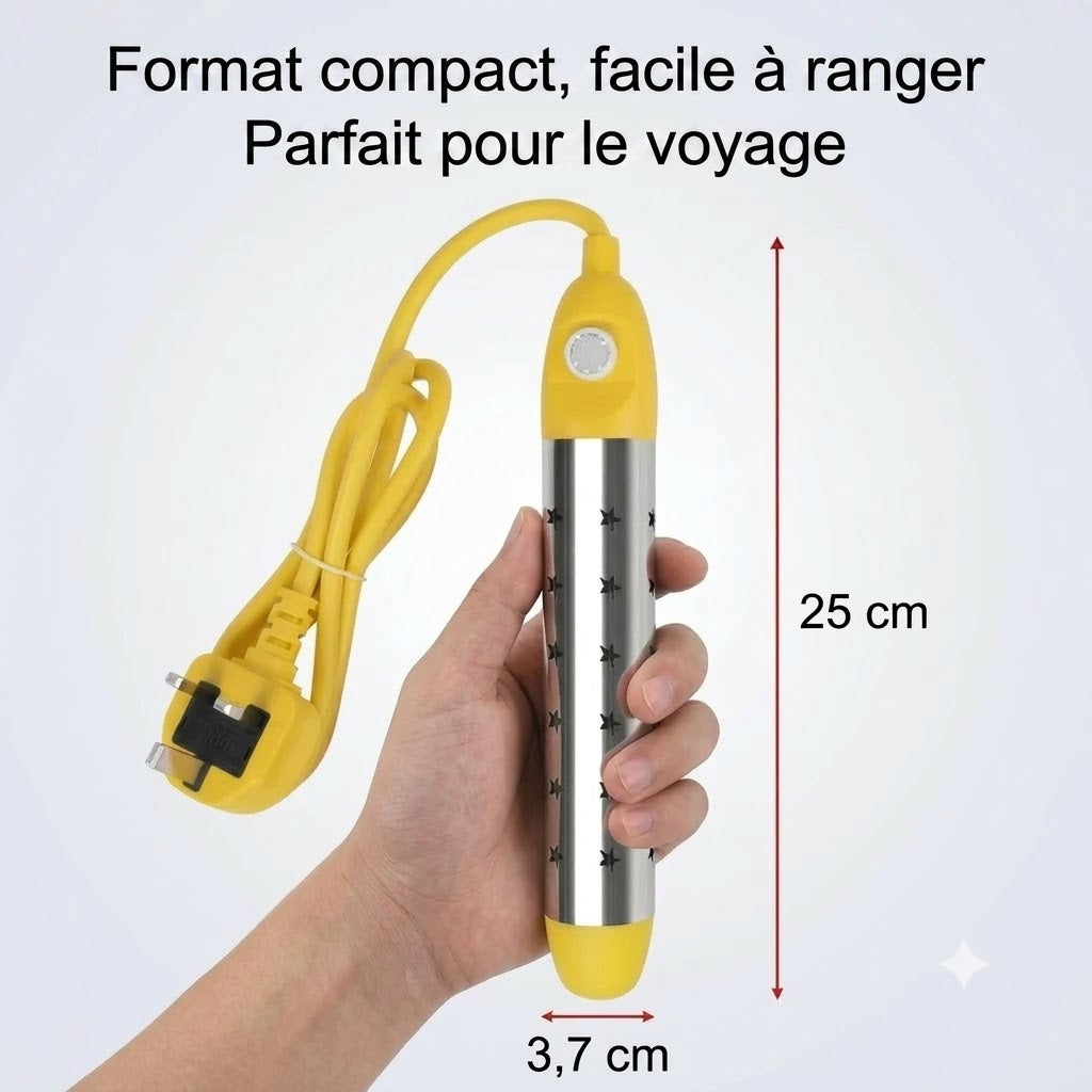 Chauffe-eau immergé en acier inoxydable