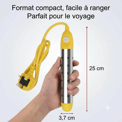 Chauffe-eau immergé en acier inoxydable