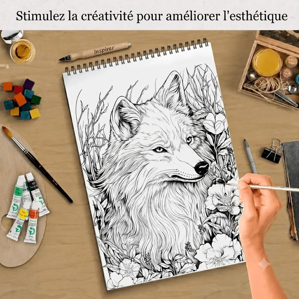 Livre de coloriage mindfulness pour adultes
