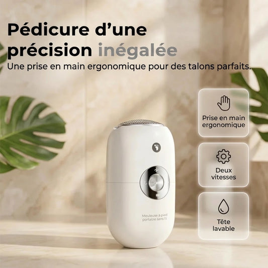Râpe électrique pour les pieds et les callosités