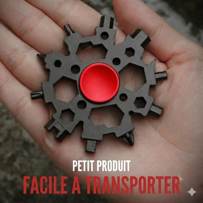 Outil Fidget Flocon de Neige Multifonction