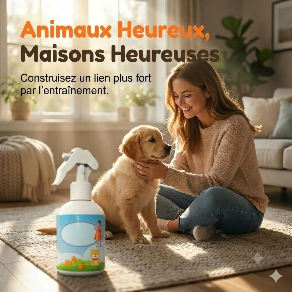 Ce spray attire votre chien ou votre chat au bon endroit