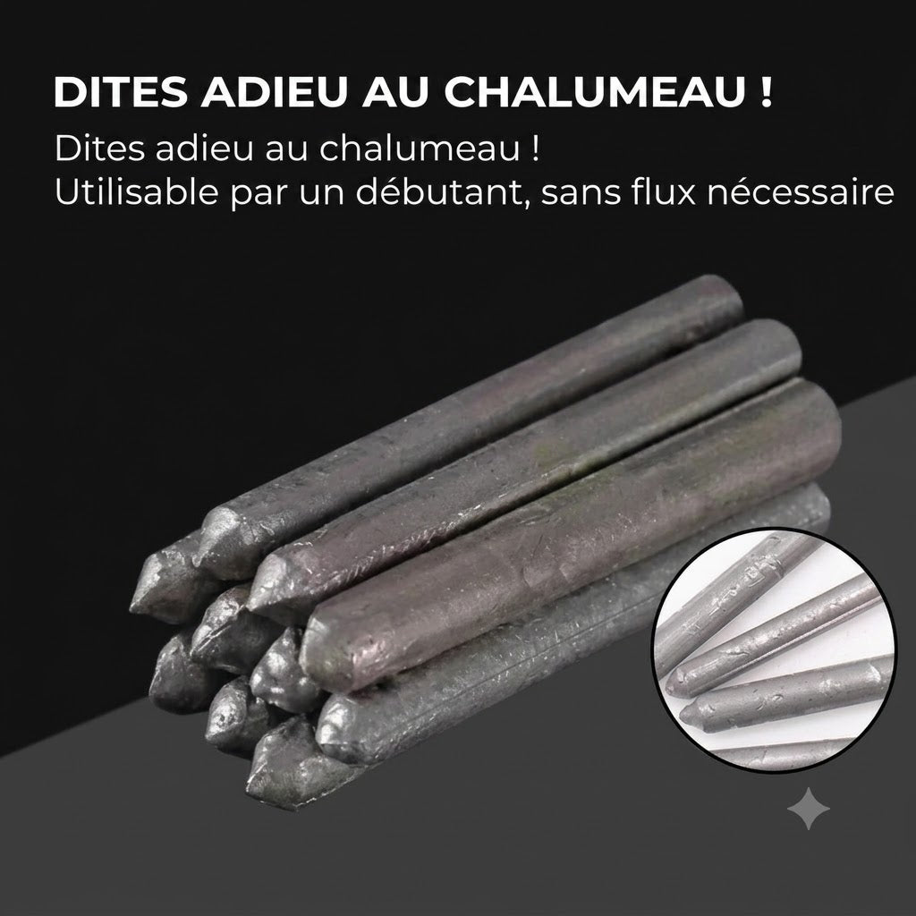 Baguettes de soudage universelles à basse température – 6 pièces