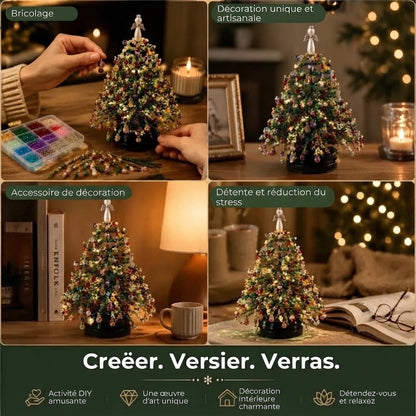 Kit DIY de sapin de Noël en perles