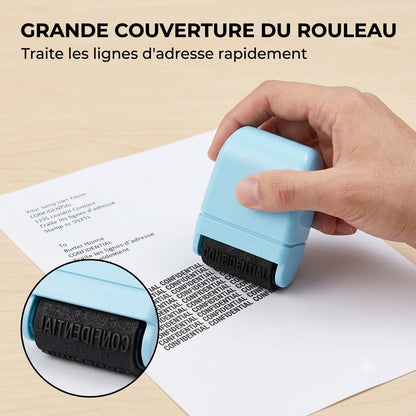 Tampon rouleau de confidentialité pour documents