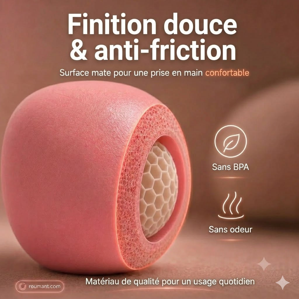 Ballon de pilates 15 cm – anti-éclatement, antidérapant en nid d'abeille, portable