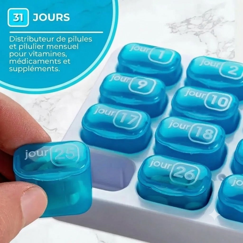 Pilulier pour 31 jours