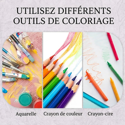 Livre de coloriage mindfulness pour adultes