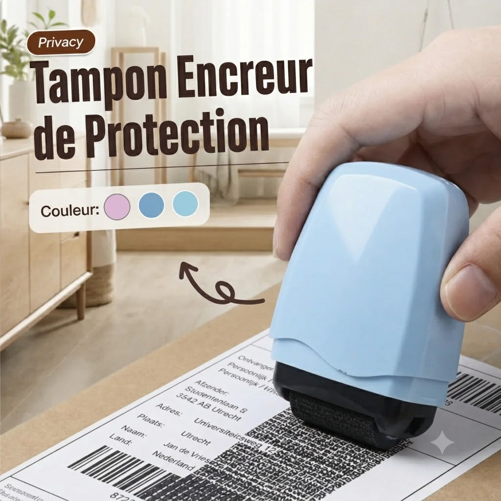 Tampon rouleau de confidentialité pour documents
