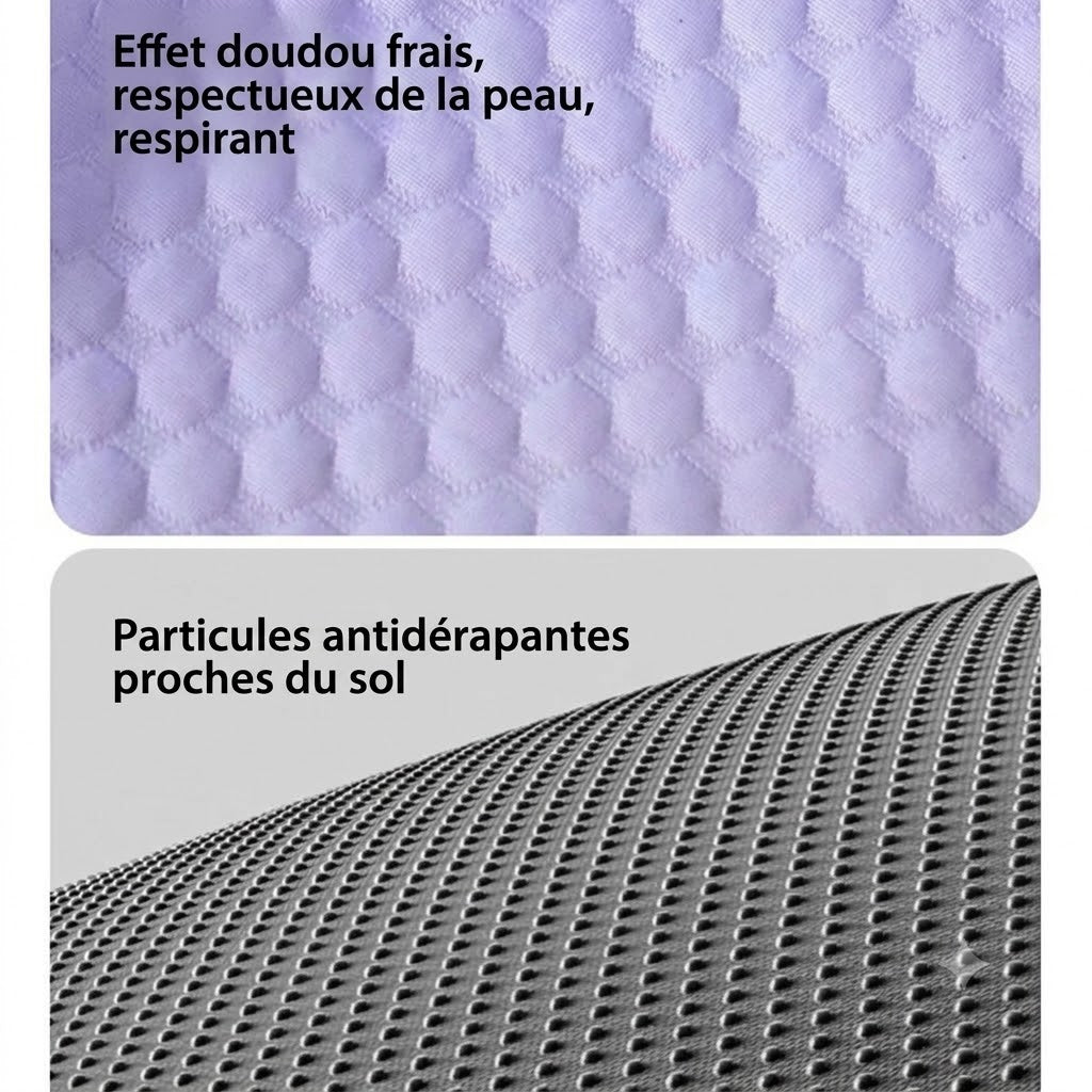 Tapis rafraîchissant en soie glacée pour chien et chat