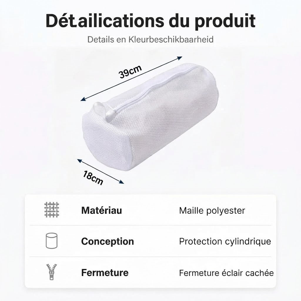 Sac de lavage en maille pour chaussures en machine