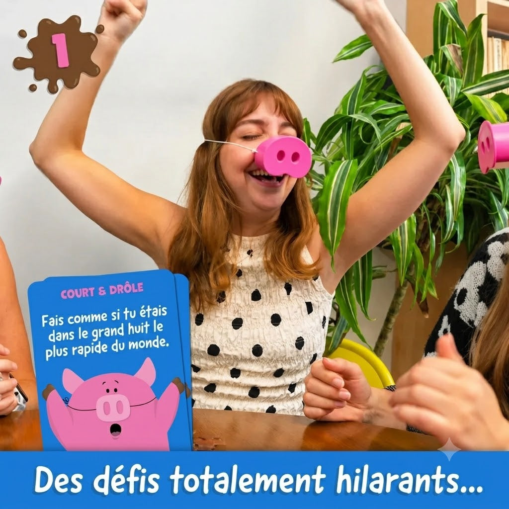 Jeu du groin renifleur – Rire absolument interdit
