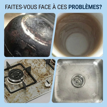 Même les taches de graisse les plus tenaces supplient qu'on leur fasse grâce !