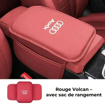Housse d’accoudoir pour console centrale de voiture avec poches latérales