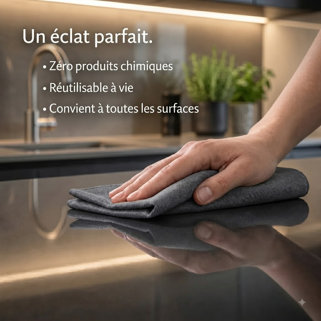 Lot de 10 chiffons en microfibre