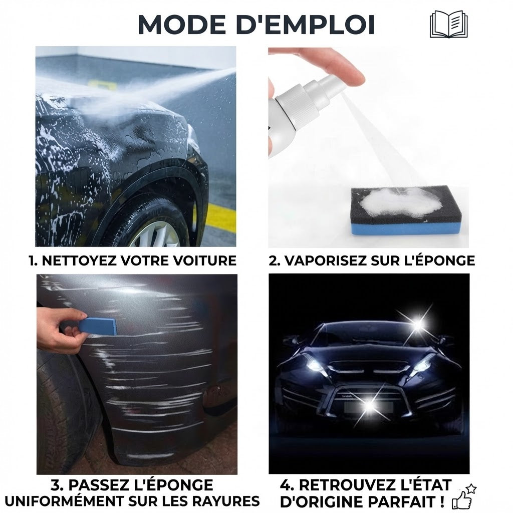Spray anti-rayures pour voiture 100 ml