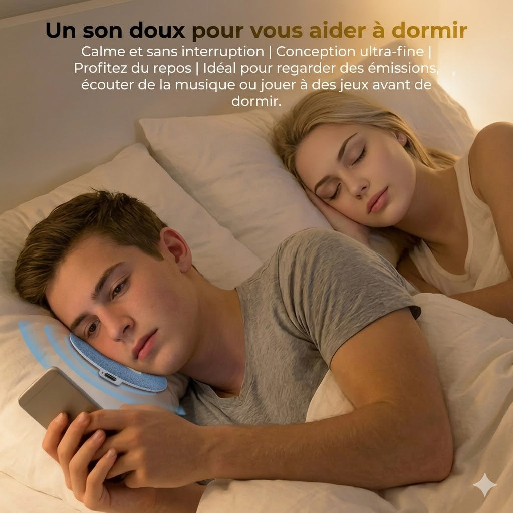 Haut-parleur de sommeil Bluetooth ultra-fin 11 mm