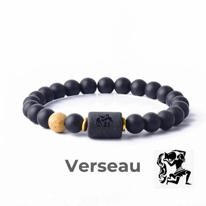 Bracelet en perles avec signe du zodiaque