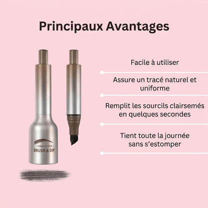 Outil de mise en forme des sourcils pour un coiffage rapide