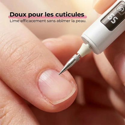 Ponceuse à ongles électrique avec réglage numérique de la vitesse