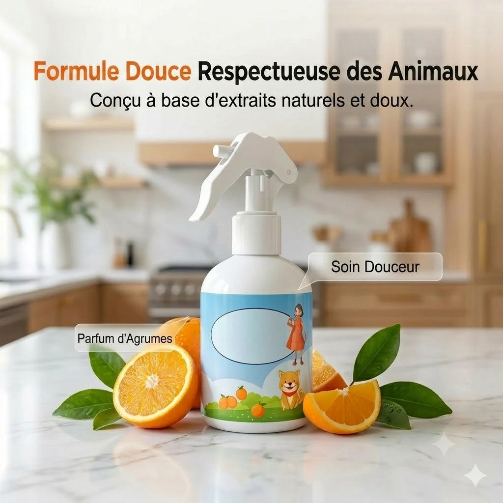 Ce spray attire votre chien ou votre chat au bon endroit