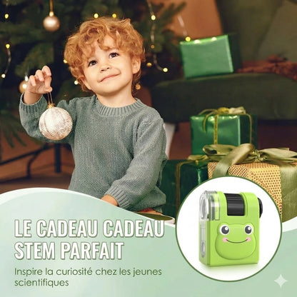 Microscope éducatif portable avec support de téléphone pour enfants