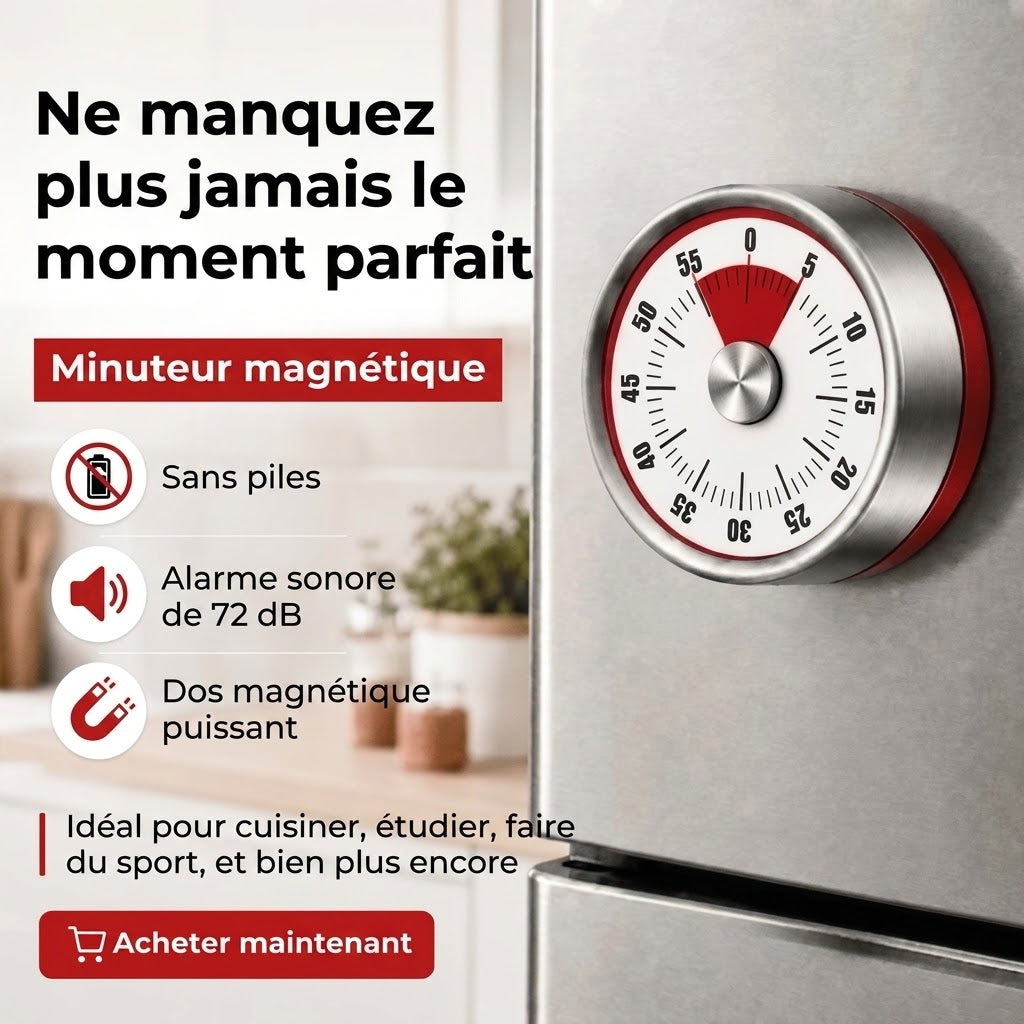 Minuteur de cuisine mécanique