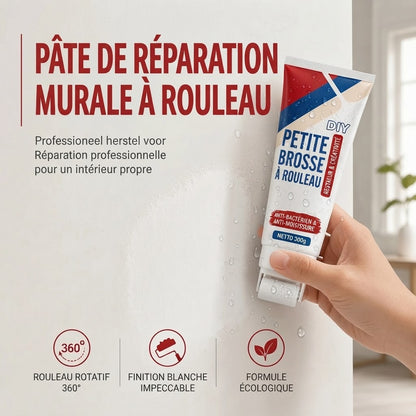 Pâte de réparation murale étanche avec rouleau