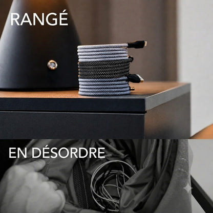 Câble magnétique MagCable – Fini les nœuds, pour toujours