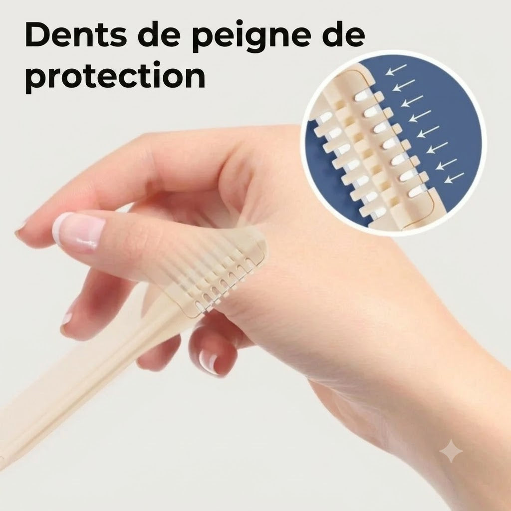 Tondeuse manuelle pour poils du nez et des oreilles – lot de 10