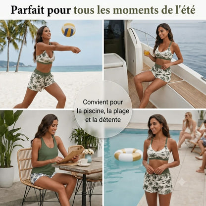 Ensemble Tankini Effet Ventre Plat