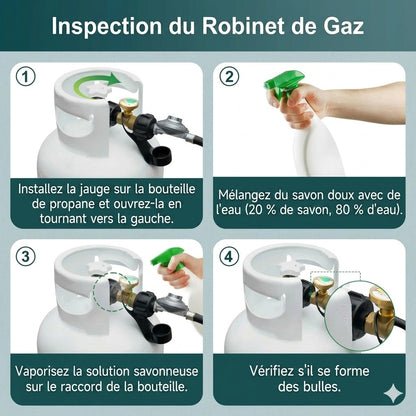 Manomètre universel pour réservoirs de propane de 5 à 40 livres