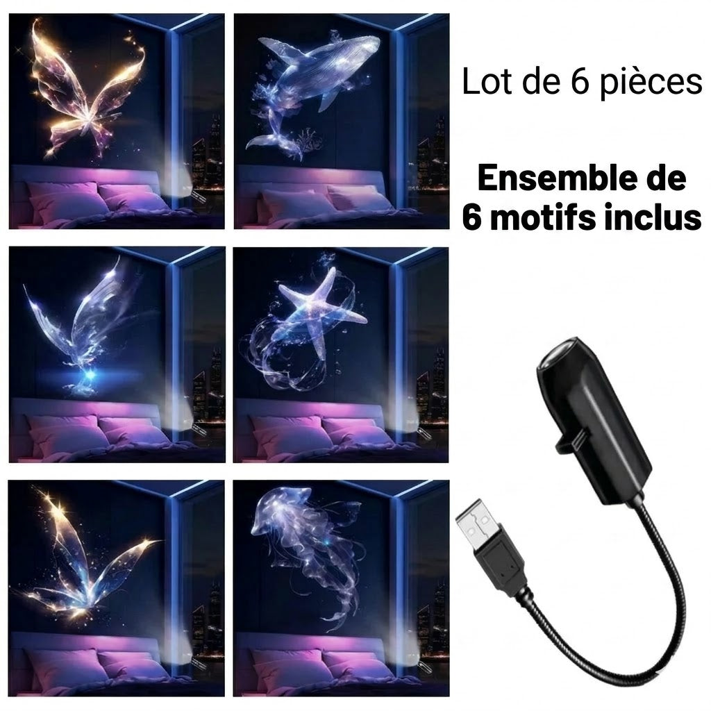 Projecteur d'étoiles HD Plug & Play