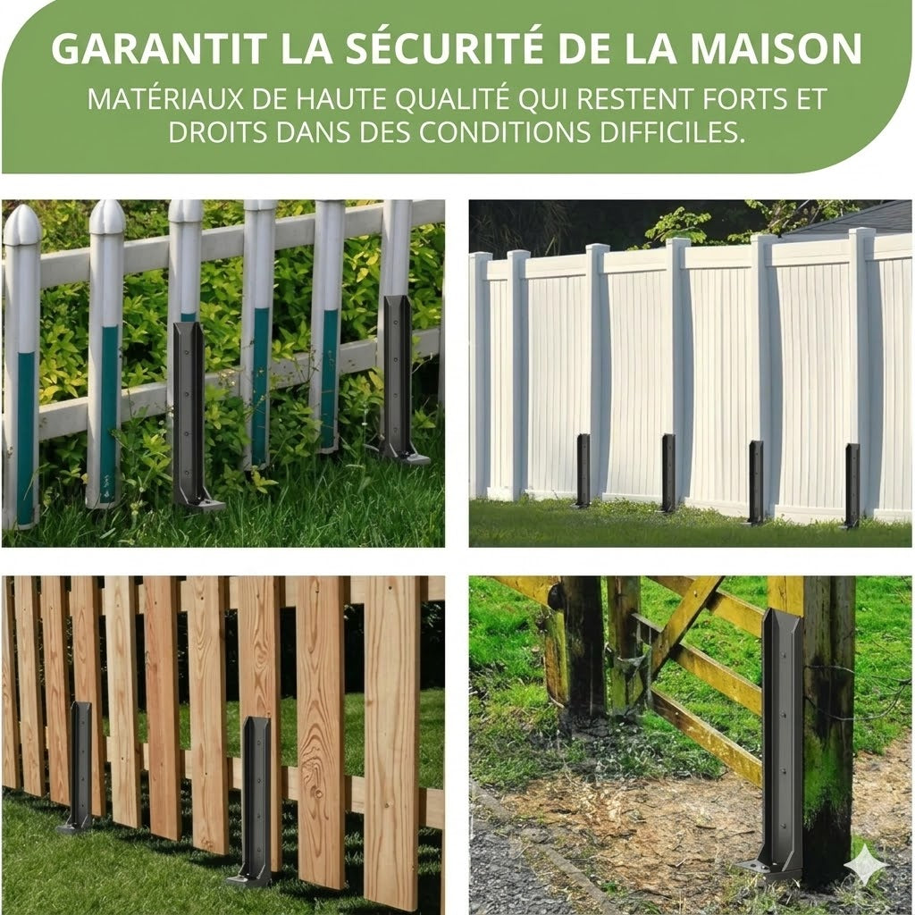 Kit de réparation pour piquets de clôture robustes