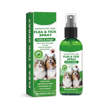 Spray anti-puces et anti-tiques naturel pour chiens et chats