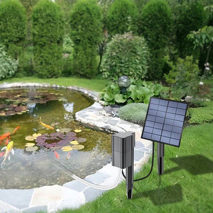 Aérateur de bassin solaire – Apporte de l'oxygène en continu pour les poissons et les plantes