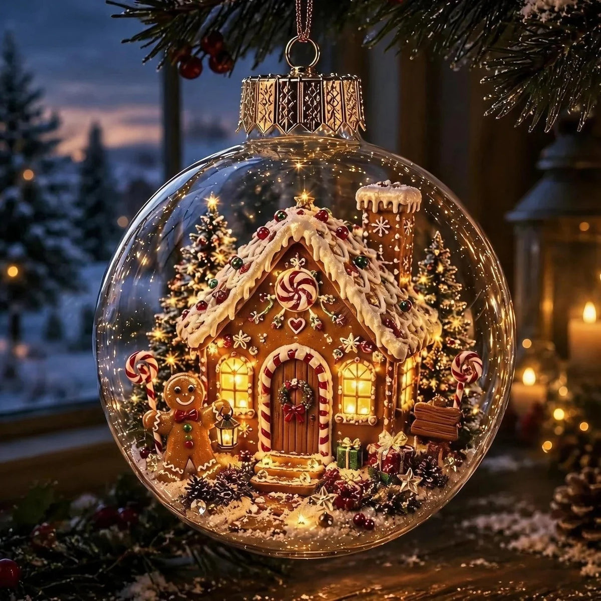 Décoration de Noël miniature lumineuse VinterMagi