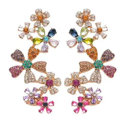 Lot de 2 boucles d’oreilles fleur