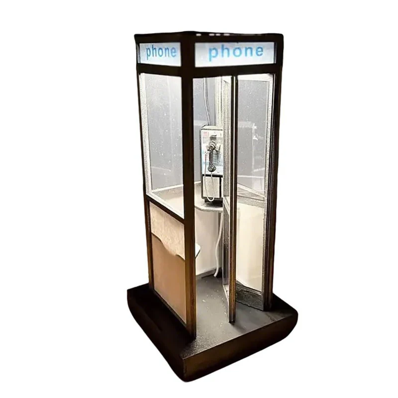 Lampe cabine téléphonique rétro