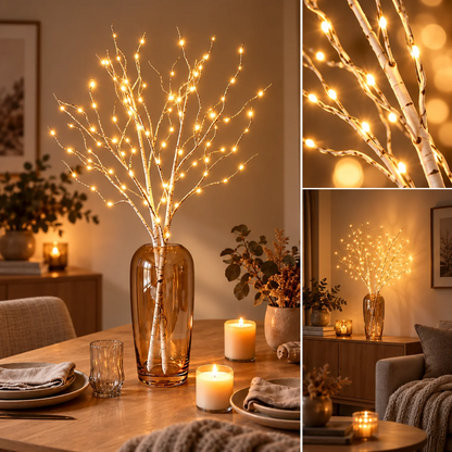 Branches décoratives LED LumiBranch à piles