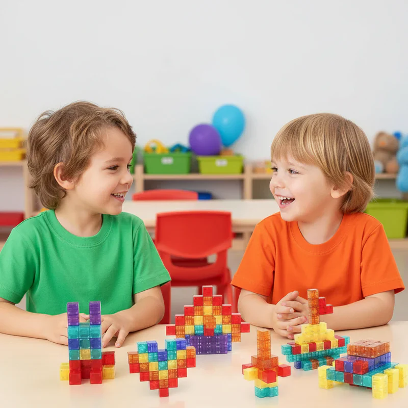 Blocs de construction magnétiques pour enfants | Aimants 6 faces