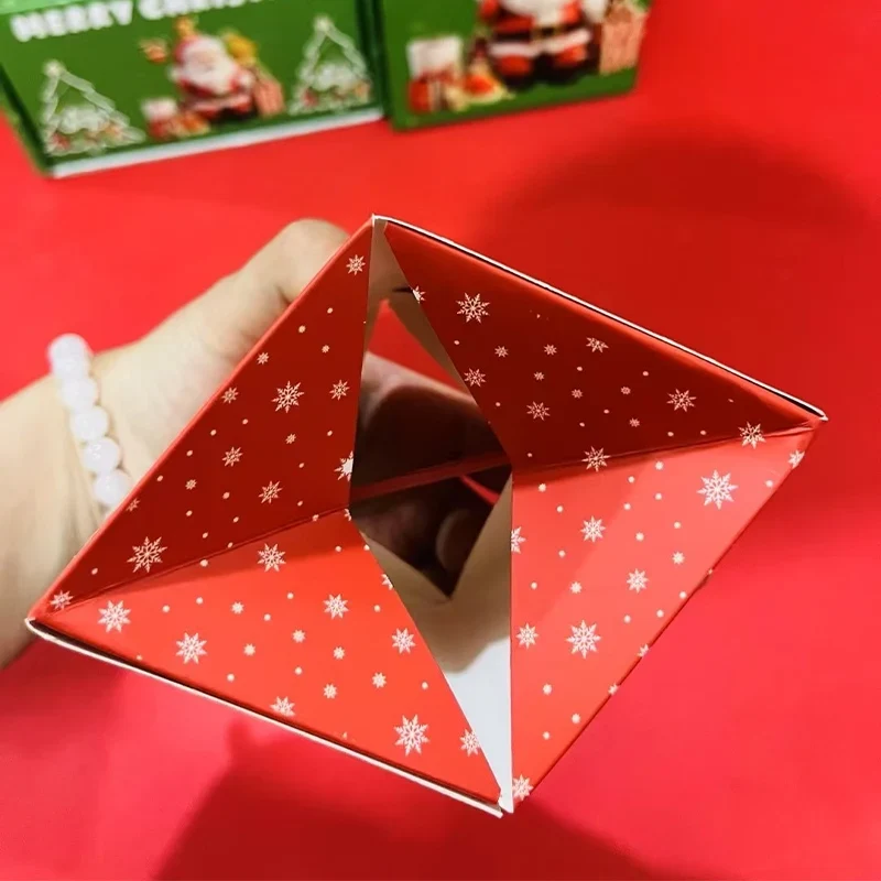 Boîte cadeau de Noël pop-up à effet explosion avec 25 petites boîtes surprises