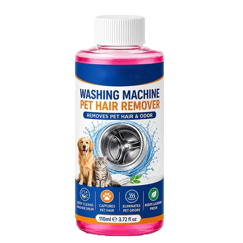 Nettoyant lave-linge 4 en 1 contre les poils d’animaux et les mauvaises odeurs