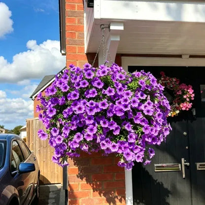 Bouquet de pétunias artificiels résistant aux UV